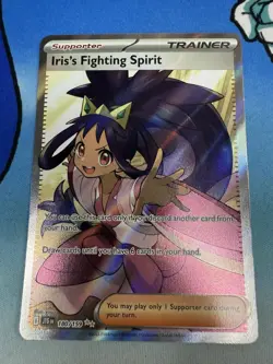 Iris's Fighting Spirit 180/159 Journey Together Full Art 2025 Pokemon Card - Image 1
