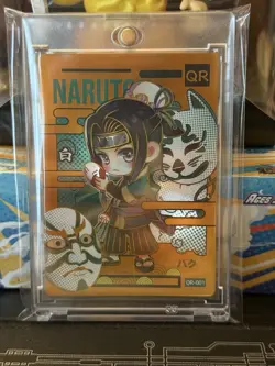 Naruto Kayou Doujin QR Secret Rare Haku Gold Foil Trading Card - Image 1