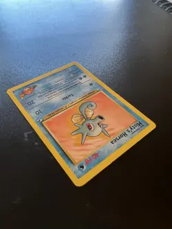 Misty’s Horsea 86/132 Gym Heroes Unlimited 2000 Pokemon Card Common LP - Image 4