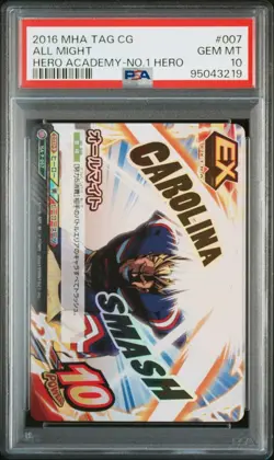 All Might My Hero Academia PSA 10 Gem Mint Hero Training School Promo Card - Image 1