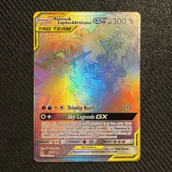 Pokemon TCG Moltres & Zapdos & Articuno GX Hidden Fates 69/68 - Image 1