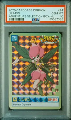 Digimon Adventure Lilimon PSA 10 Gem Mint Card Game Collectible - Image 1