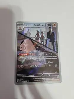 Team Rockets Dugtrio 239/217 - Pokemon TCG - Ascended Heros Illustration Rare - Image 3