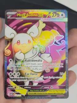 Ascended Heroes Mega Audino Ex Double Rare Pokemon Card Mint Condition - Image 1
