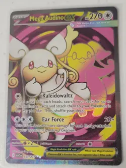 Ascended Heroes Mega Audino Ex Double Rare Pokemon Card Mint Condition - Image 3