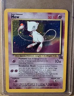 Pokemon TCG Mew 50 HP – Psywave & Devolution Beam – Vintage Card – NM/LP-New - Image 1