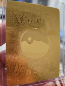 Alolan Golem GX Gold Foil Fan Art Textured Collector Pokemon Card 102/111 HP250 - Image 3
