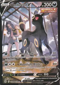 Umbreon V TG22/TG30 Brilliant Stars FA Pokemon Card Trainer Gallery NM - Image 1