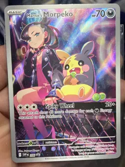 Marnie’s Morpeko - 206 SVP Holo Rare SV: Scarlet & Violet Promo Cards NM - Image 1