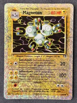 Pokemon TCG Magneton Legendary Collection Reverse Holo Card 28/110 ⚡ - Image 1