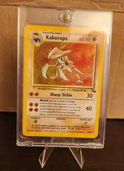 Pokemon TCG Kabutops Holo Rare Vintage Card 9/62 Fossil WOTC 1999 LP CGA 7 - Image 3