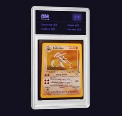 Pokemon TCG Kabutops Holo Rare Vintage Card 9/62 Fossil WOTC 1999 LP CGA 7 - Image 5