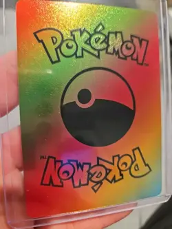 M Snorlax EX Rainbow Foil Fan Art Vinyl Collector Card 159/300 - Image 3