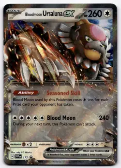 Bloodmoon Ursaluna ex - - 177 SVP Promo SV: Scarlet & Violet Promo Cards NM - Image 1