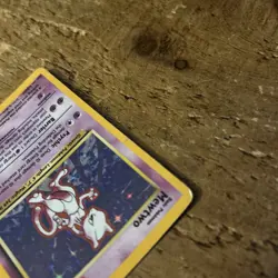 Mewtwo 10/102 Base Set Played Condition Pokemon Card Holo - Image 4