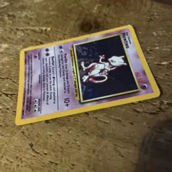 Mewtwo 10/102 Base Set Played Condition Pokemon Card Holo - Image 5