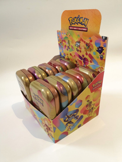 Pokemon 151 complete Mini Tin set w/ Art Cards, Energy Token Display NO BOOSTERS - Image 4