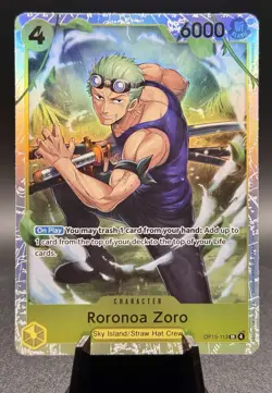 Roronoa Zoro OP15-113 SR One Piece Card Game Super Rare NM/M Straw Hat Crew - Image 1