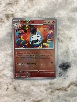 Volcarona 016/086 Master Ball Pattern Black Bolt English Pokemon Card - Image 1