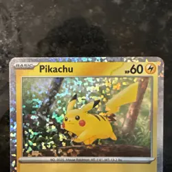Pokemon Pikachu 002/015 McDonald's 2024 Promo Holo Basic Card 60 HP 50 Attack - Image 2