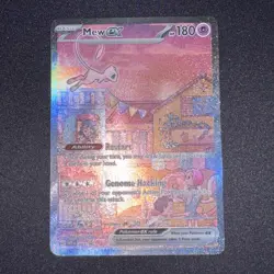 Mew ex 053 Pokemon 151 Scarlet & Violet Promo Card Mint - Image 2