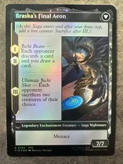 Magic the Gathering Final Fantasy Jecht Reluctant Guardian Foil Card - Image 2