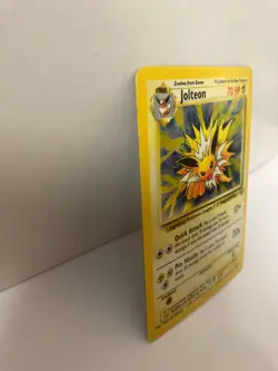 Jolteon 4/64 Jungle Holo Rare Pokemon Card WOTC 1999 MP - Image 5