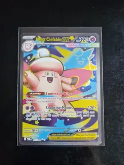 Mega Clefable EX 103/088 Perfect Order Full Art Pokemon TCG Card 2 - Image 1