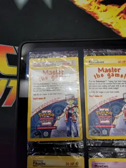 1999 Pokemon First Movie Set x4 Vintage Sealed WB Black Star Promo Cards 2 - Image 2