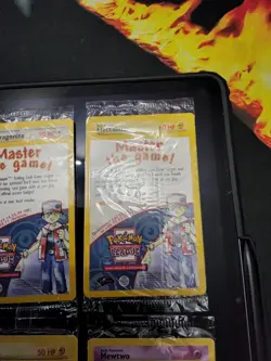 1999 Pokemon First Movie Set x4 Vintage Sealed WB Black Star Promo Cards 2 - Image 3