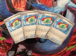 Pokemon TCG Poke Pad Trainer Item (4 Cards) - Image 1