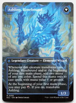 Ashling, Rekindled (Borderless) 290 Rare Lorwyn Eclipsed Magic: The Gathering NM - Image 2