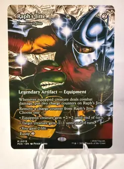 Raph's Jitte - (Borderless) M Teenage Mutant Ninja Turtles Source Material 19 NM - Image 1