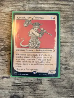 Karlach, Fury of Avernus 400 Non Foil Showcase Mythic Baldur's Gate Magic TCG NM - Image 1