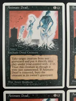 MtG | 4x Animate Dead | Fourth Edition | Magic the Gathering | *Kult - Image 2