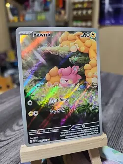 Pokemon - Pawmi - 226/091 SV: Paldean Fates - Illustration Rare - Image 3