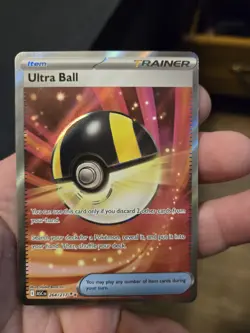 Ultra Ball 264/217 Ascended Heroes Full Art Ultra Rare Holo Pokemon Card NM - Image 1