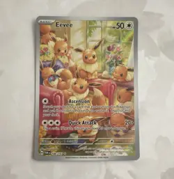 The Pokemon Company Eevee 188/167 SV06 Illustration Rare Full Art Holo Basic 50… - Image 1