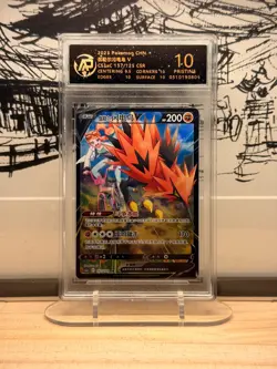 Pokemon Galarian Zapdos 157/125 Full Art Rare cs3aC 2023 RPA 10 Chinese Card - Image 1