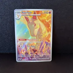 Pokemon Rapidash Holo Illustration Rare Sv10: Destined Rivals 189/182 110HP - Image 1