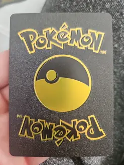 Unown VStar Black Foil Fan Art Textured Collector Pokemon Card 066/195... - Image 2