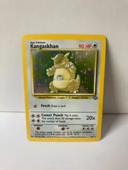 Kangaskhan 5/64 Jungle Holo Rare Pokemon Card WOTC 1999 LP - Image 1