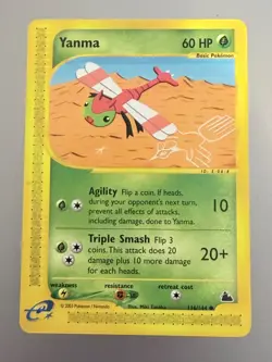 Pokemon Skyridge Yanma 116/144 – WOTC 2003 🌿 Near‑Mint to Mint | Never Played - Image 1