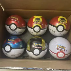 Pokemon TCG: Pokeball Tins 2025 Q4 G25 - Sealed - Pack Of 6 Pokeballs, 18 Packs - Image 1