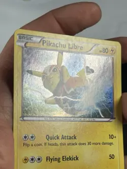 Pokemon TCG Pikachu Libre 30/30 XY Trainer Kit 2016 Holo Promo - Image 3
