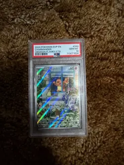2023 POKEMON SVP EN-SV BLACK STAR PROMO #044 CHARMANDER PSA 10 - Image 1