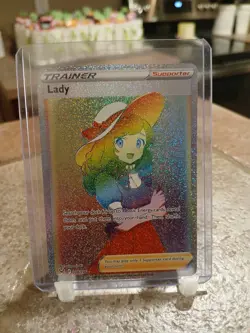 Pokemon TCG Lady 208/196 Rainbow Secret Rare Lost Origin (Only 4 JRVISIONS13 ) - Image 1