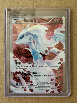 Pokemon Reshiram Full Art RC22/RC25 Radiant Collection Holo Ultra Rare - Image 1