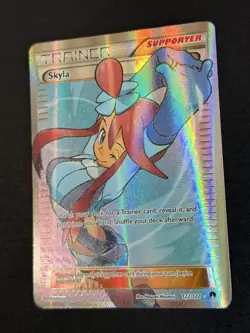 Pokemon TCG Skyla 122/122 XY Breakpoint Full Art Trainer LP - Image 3