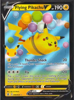 Flying Pikachu V 006/025 Holo V Rare Celebrations Pokemon NM/M - Image 1